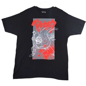 Berserk Anime Manga Graphic T Shirt Black Mens XL XLT Crunchyroll Guts